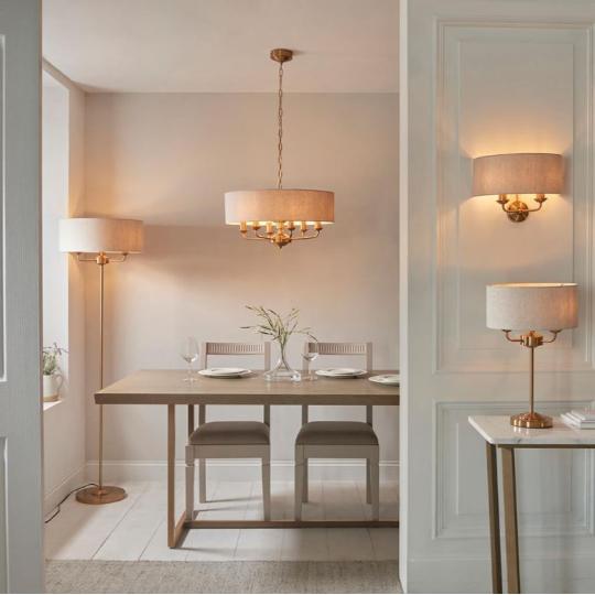 klasszikus polgari lampacsalad csillar nagymeretu sargarez kerek textil ernyovel luxus klasszikus art deco polgari lakas lampa etkezoasztal fole vilagitas fuggesztek.jpg